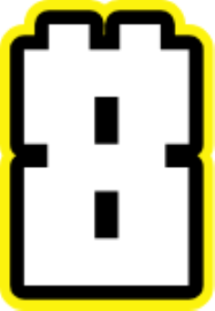 Lego 9 Technical Outline Icon Svg Set, Free Vectors File